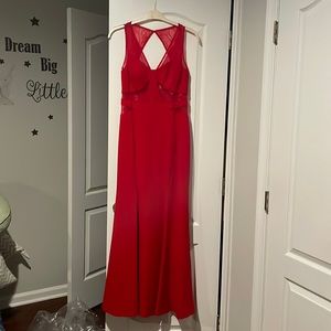 LM collection lace red dress size 6
